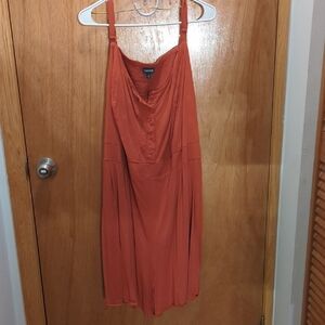 Torrid Women's Orange Romper